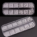 Professional Products Mixed Size 3d Nail Jewelry Shiny Glitter Decoration Nail Art Jewelry Diy With Nail Jewelry Box