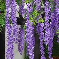 Artificial Flower Wisteria Bulk Silk Artificial Flower for Decoration Wall Flowers