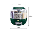 Grain Dispenser Rotating Storage Container  Grain Organizer Rotary Food Container for Kitchen Grains Beans Rice