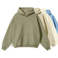 Factory Wholesale 100% Cotton Oversized Heavyweight Hoodie Custom Printed Logo Plain Fleece Jogging Pullover Sweatshirt 3D