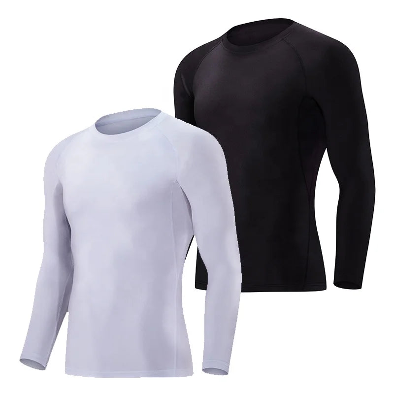 Thermal Shirts for Men Long Sleeve Thermal Compression Shirt for Men Base Layer Cold Weather
