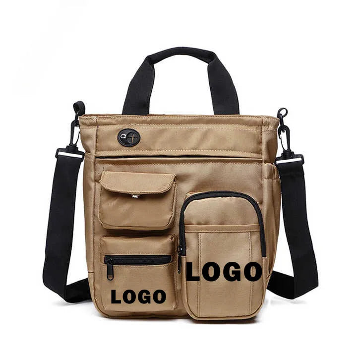 Custom logo Wholesale Men Business Waterproof Shoulder Bag Fashion Design Briefcase Handbag