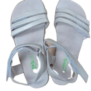 TipsieToes Life Black Genuine Leather Casual Slip-on Fashion Women Barefoot Flat Sandals Slides Spring 2022 Bigger Sizes 45 46