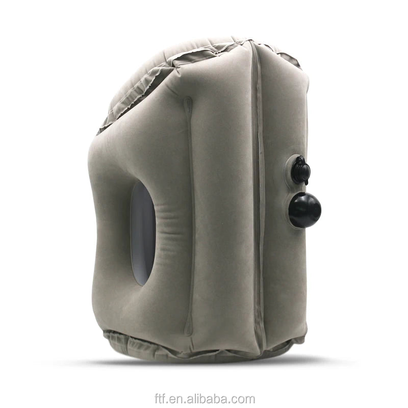 Waterhan FPL4H5329 Lightweight Waterproof Cooling Portable Travel Sleep Aid Comfortable Inflatable PVC Head Neck Rest Pillow MegaBDM