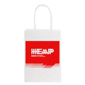 Wholesale Eco-Friendly Kraft Paper Craft Use Gift Bags for Birthday Party Candy Food Snacks Baking with Patch Handle