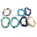 Gemstone Women Bracelet Crystal Amethyst Rose Quartz Chips Bracelets & Bangles
