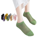 Wholesale Fashion Fish Net Short Socks Ladies Summer Mesh Cotton Low Cut Socks for Women