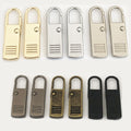 Metal Zipper Puller Repair Kits Slider Puller Instant Zipper Head Replacement for Broken Buckle Travel Bag Customized