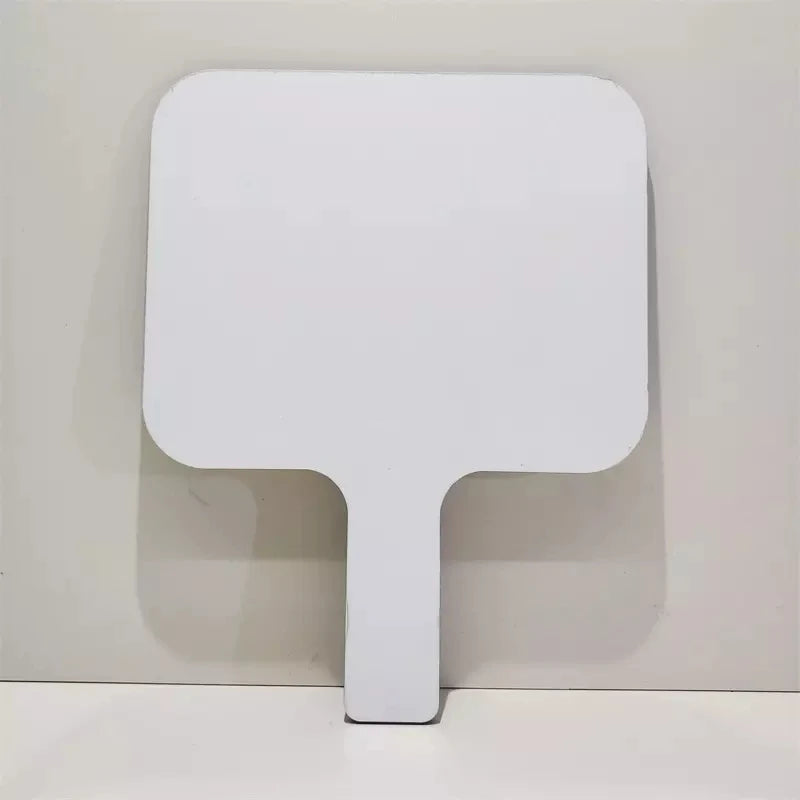RubySub MDF Memorial Paddle Fans Wood Graduation Sublimation Paddle Fan Board Blanks