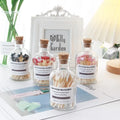 500ml Clear Narrow Mouth Long Matches Stick Glass Bottle With Cork