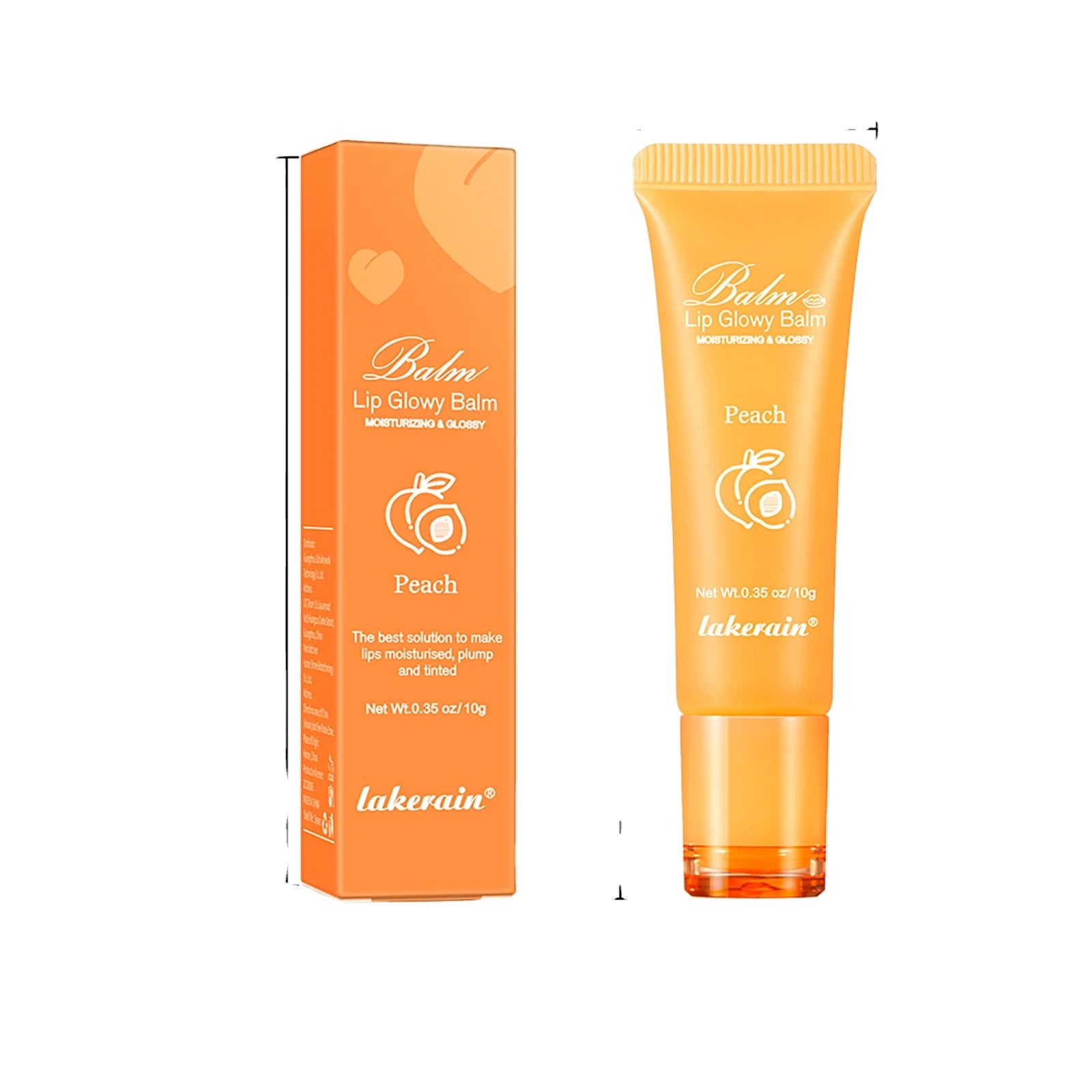 Lakerain Wholesale Glossy Lip Balm Moisturizing Hydrating Lightening Lip Lines with Fruity Lip Balm