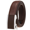 LY33-00008-1 OEM ODM Custom Men Belt Automatic Buckle Men's Belt Designer Leather Belt Factory Direct Sales Fashion Leather Belt