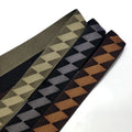 Wholesale Flag Pattern Polyester Webbing for Bags Shoulder Strap Green/black/coffee