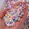 Wholesale Round Pearls Imitation Pearls Beads Round Plastic Pearl Beads for Jewelry Making