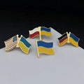 Factory Wholesale Custom Lapel Pin Flag Hard Enamel Pin