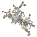 New Three-dimensional Embroidery Decal Clothing Hanfu Collar DIY Handmade Accessories for Performance Clothing Patch