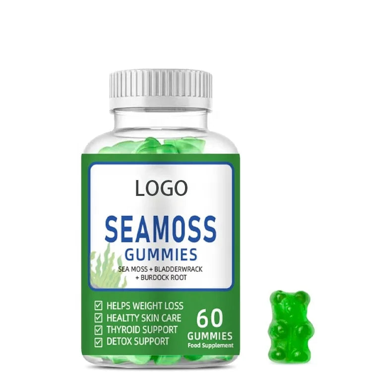 OEM Private Label Healthcare Supplements Seamoss Gummies Vegan Organic Sea Moss Gummies