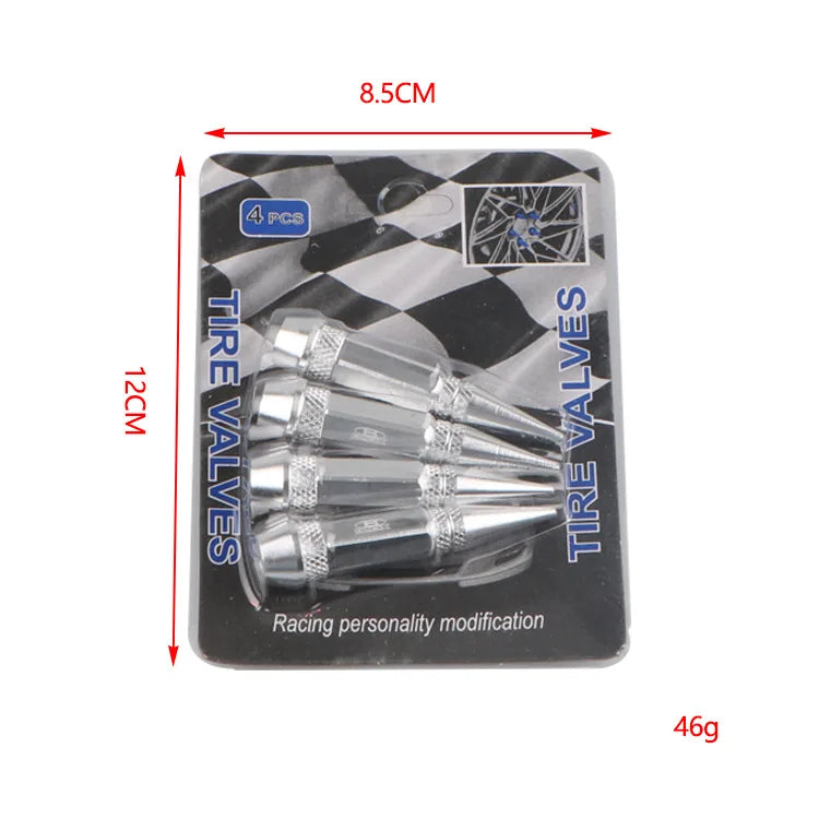 Hot Auto Tire Valve Cap Cover AccessoriesAmerican Thread 8V1 Wheel Rims Valve CapBullet Style Cap for Bike Motorcycle Car