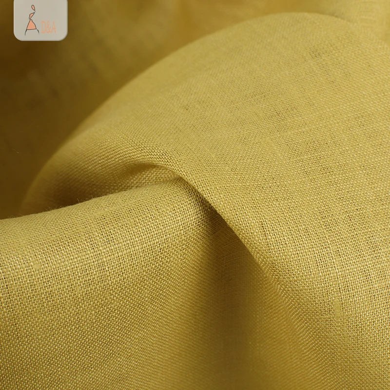 In Stock Eco-Friendly Soft Enzyme Suit Fabric 100% Linen Fabric for Garment for Boys and Girls Shirt and Dress