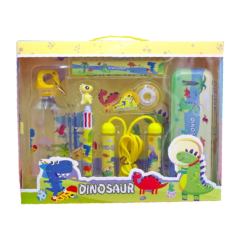 Elementary School Students Sports Combination Stationery Set Water Cups Skipping Rope Eco-friendly Cartoon Style Gift Box School