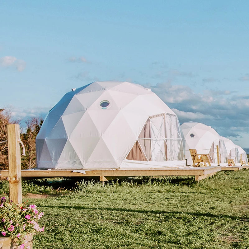 Northern Design Winter Transparent Glamping Pod House Tent Geodesic Dome for Hotel or Small Event