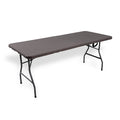 Wholesale Outdoor Factory Portable Picnic Camping Dining Plastic Folding Rectangular Banquet Events Trestle Table for Events