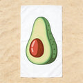 Fashion Custom Printed Polyester Fruit Food Design Irregular Style Soft Quick Dry Terry Absorbent Eco-Friendly Beach Towel