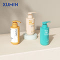 Custom 200ml 300ml 500ml PET Shampoo Conditioner Shower Gel Lotion Bottles with Pump  Matte Eco Friendly Packaging Wholesale