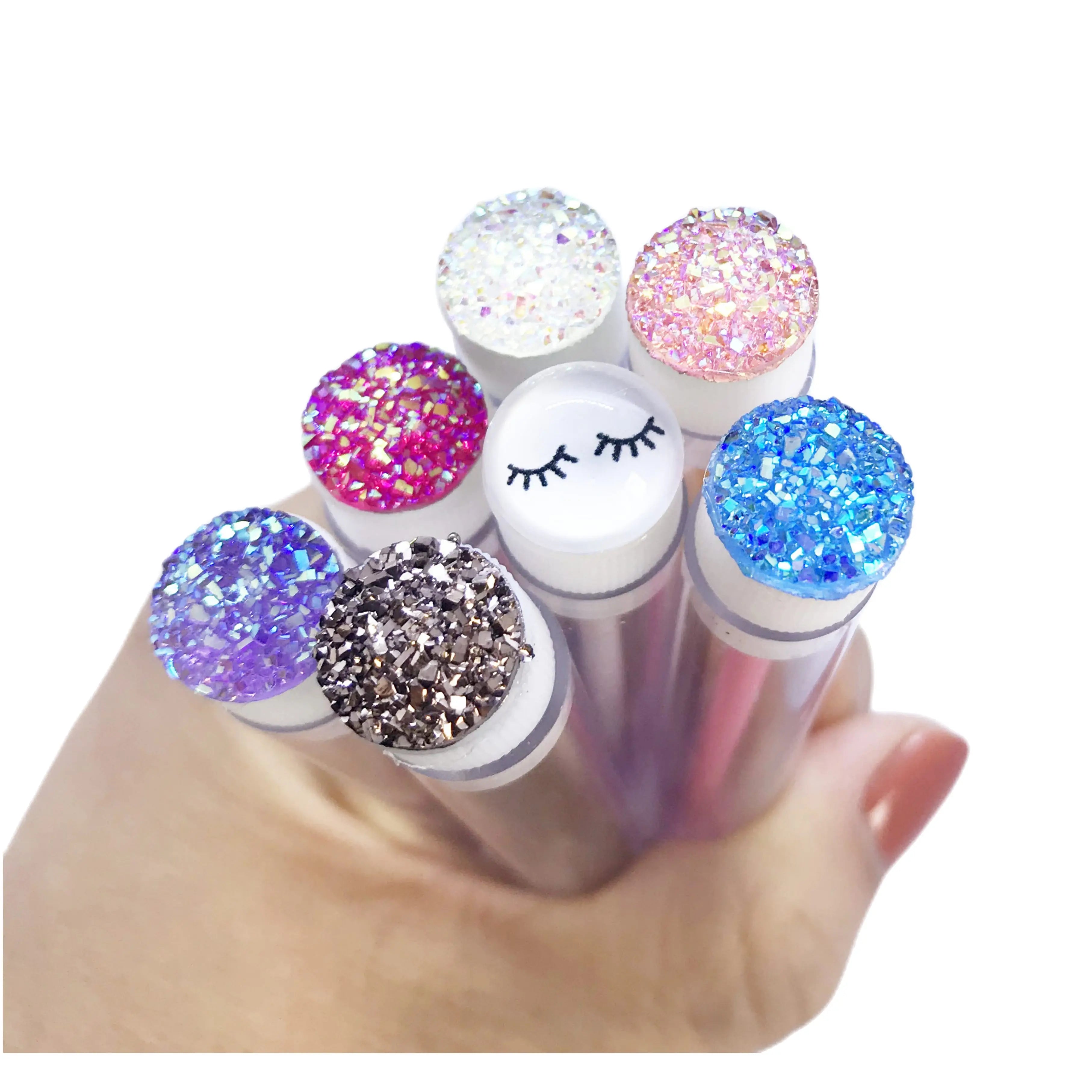 Quality Reusable Portable Eyelash Extension Supply Nylon Plastic Brushes Lash Spoolie Tubes Mascara Wands