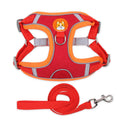 Dog Accessories Reflective Custom Pet Leash Set Wholesale Adjustable Soft Designer Dog Harness Vest