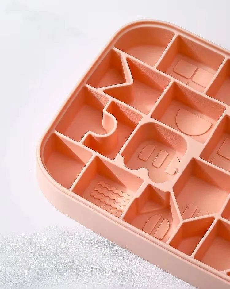 OEM & ODM Ice Cube Block Maker Mold Silicone Ice Cube Tray Wholesale Silicone Ice Cream Makers