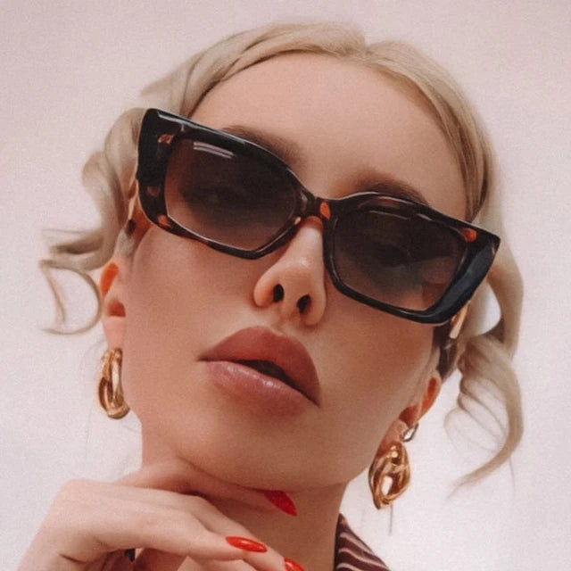 Wholesale Fashion High Quality UV400 PC Square Cat Eye Sunglasses for Women