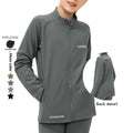 Xsunwing New Winter Children Yoga Long Sleeve Fleece Cardigan Outerwear Girls Outdoor Sports Training Workout Jackets KYEL23602