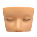 Quality Silicone  Eyelash  Extension Supply Hand Inserted 3 Layers Training Lash Mannequin Face