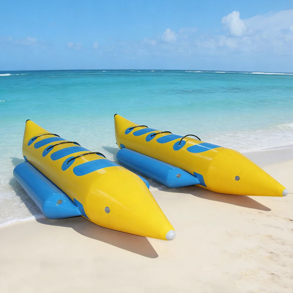 Water Entertainment Facilities Customized Inflatable Water Towing Flying Fish and Banana Boats