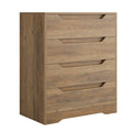 Contemporary 4 Drawer Dresser the Woodiness Drawer Ark That Takes Store Content Function