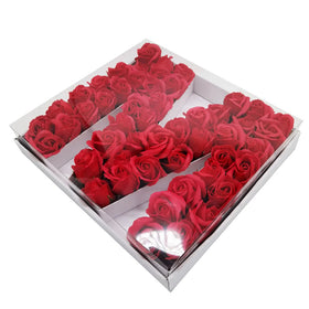 White Rose Packaging With Lid Paper Alphabet Mache Carton Cardboard Letter Shaped Gift Box for Flower
