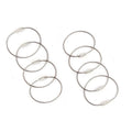 Stainless Steel Wire Rope 304 Key Chains Accessories Hanging Ring Multi-functional Round Lock Key Ring for  Luggage Tag