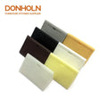 AC6120 Kitchen Furniture Corner Brackets with Cover Plastic 4 Holes White Cabinet Shelf Corner Brace Joint Bracket Support