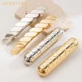 2025 New Korean Simple Twists Braid Metal Clip Hair Simple Fashion Gold Silver Alloy Spring Clip Women Hairpin