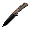 3D Printed Personal EDC Pocket Knife 3CR13 Stainless Steel Blade for Outdoor Camping Tactical Hunting Use Aluminum DIY OEM
