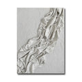 Top Selling Large Size Simple Modern White Fabric Artwork With Soft Texture for New House Renovation