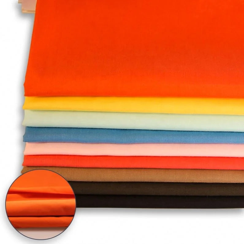 Moroccan Plain Dyed Woven Lightweight Polyester/Cotton Fabric for Boys & Girls Clothing Home Textiles Bags Mattresses
