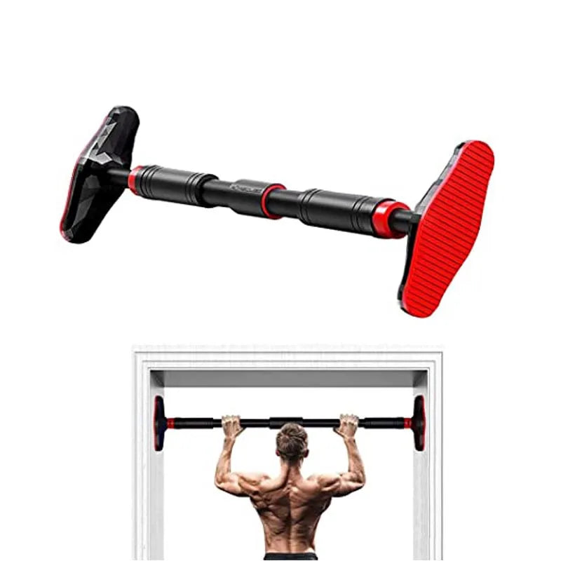 PVC Anti-Skid Safety Lock No-Screw Instant Installation Gym Workout Door Bar Chin up Bar for Home Use Steel Material