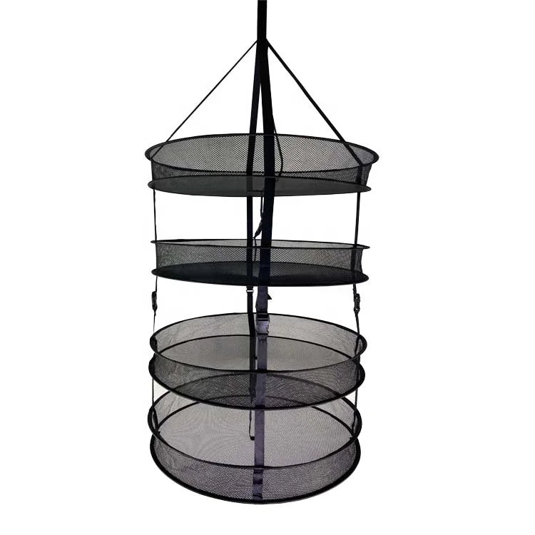 Detachable Hanging Collapsible Dry Shelf Net Food Drying Rack Net Vegetable Drying Net for Herb or Clothes
