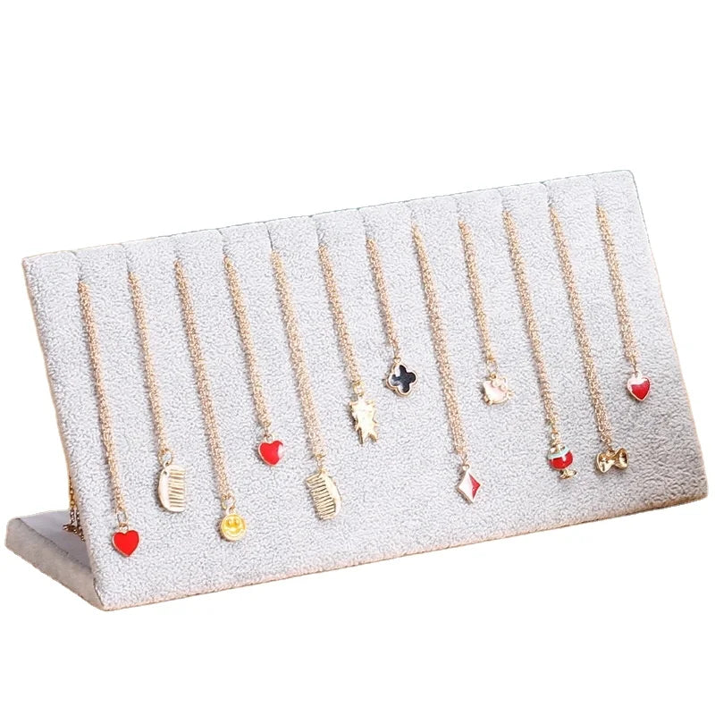 Timber Women's Rose Rectangle Travel Jewelry Case Roll Bag Organizer for Necklace and Bracelet