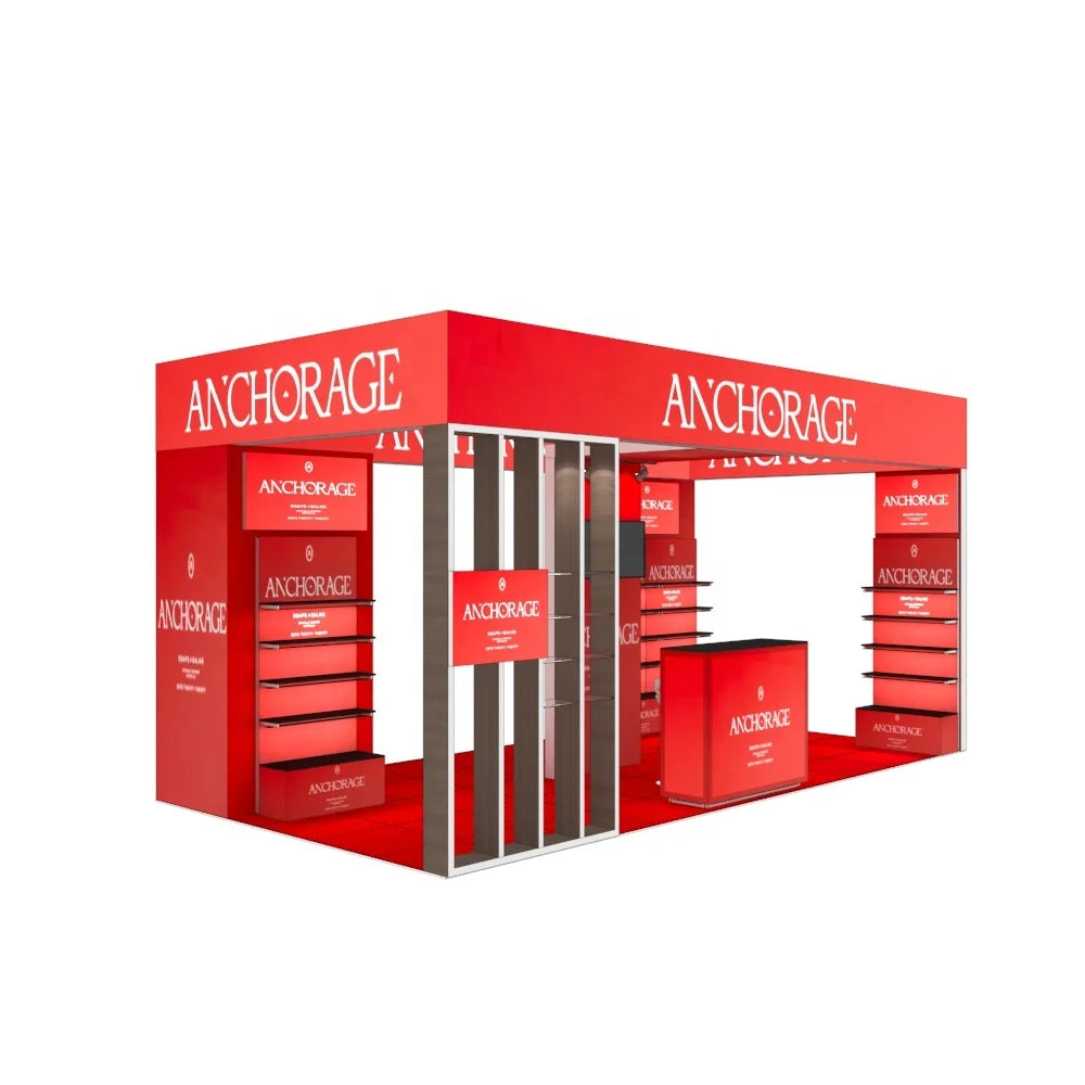 10x20 Custom Modular Portable LED Lightbox Advertising Expo Fair Trade Show Booth Exhibition