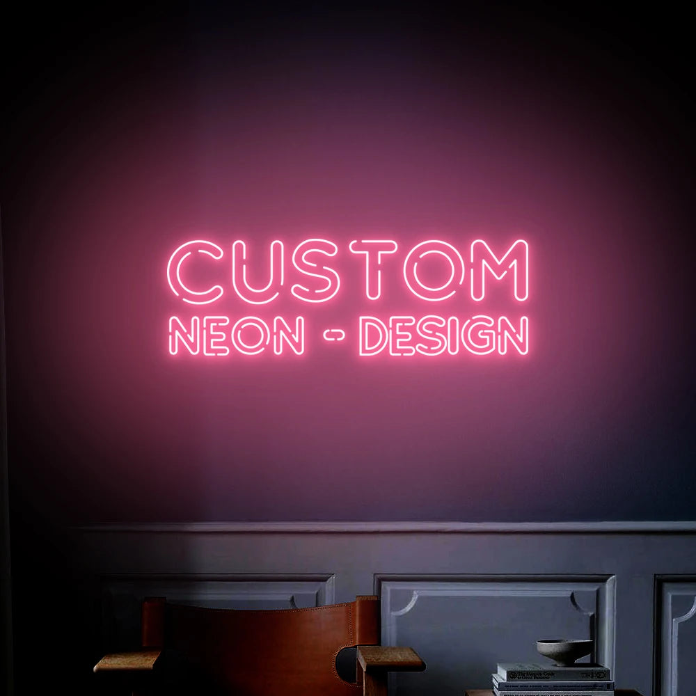 Fast Delivery Custom Neon Led Light Name Logo Sign Custom Neon Sign for Home Party Wedding Decoration Happy Birthday Led Sign