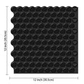 Peel and Stick Pure Black Penny Wall Tiles Waterproof Adhesive Vinyl Home Decor for Kitchen Bathroom Living Room Waterproof