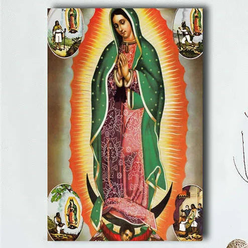 LS Religion Virgin Mary 5D DIY Diamond Painting Kit Full Resin Square Diamond Mosaic Dot Canvas Art Adult Portrait Religion